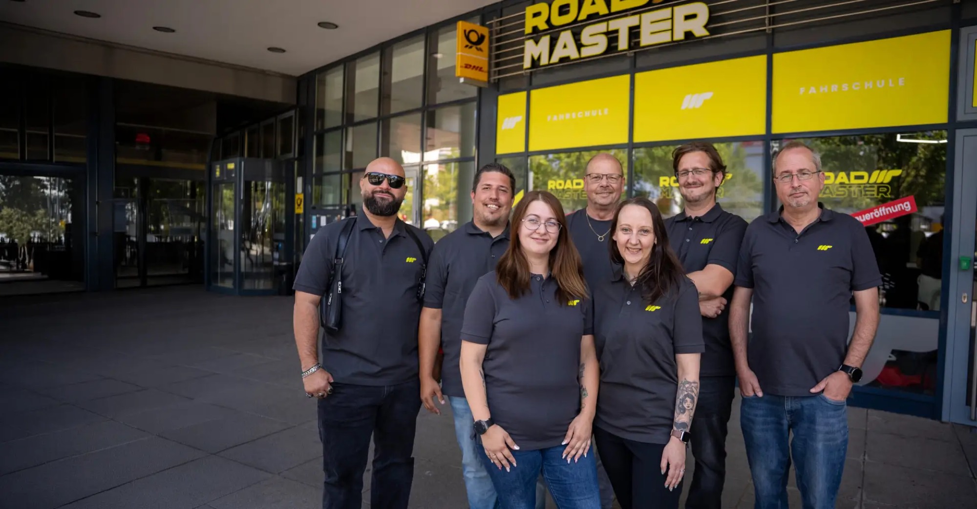 Das Roadmaster-Team im Rückspiegel